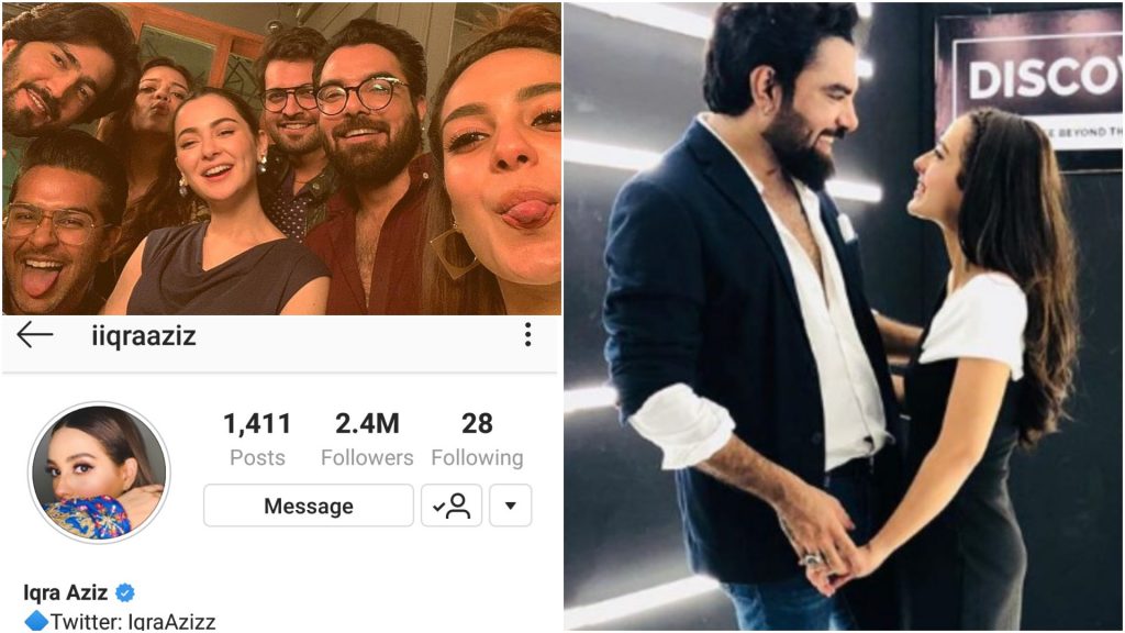 Iqra Aziz disappoints fans for ...