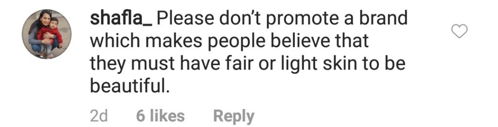 Insta comments from fans