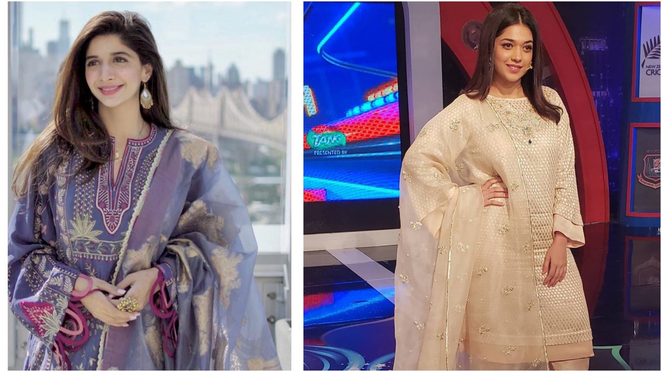 how to carry shawl with dupatta