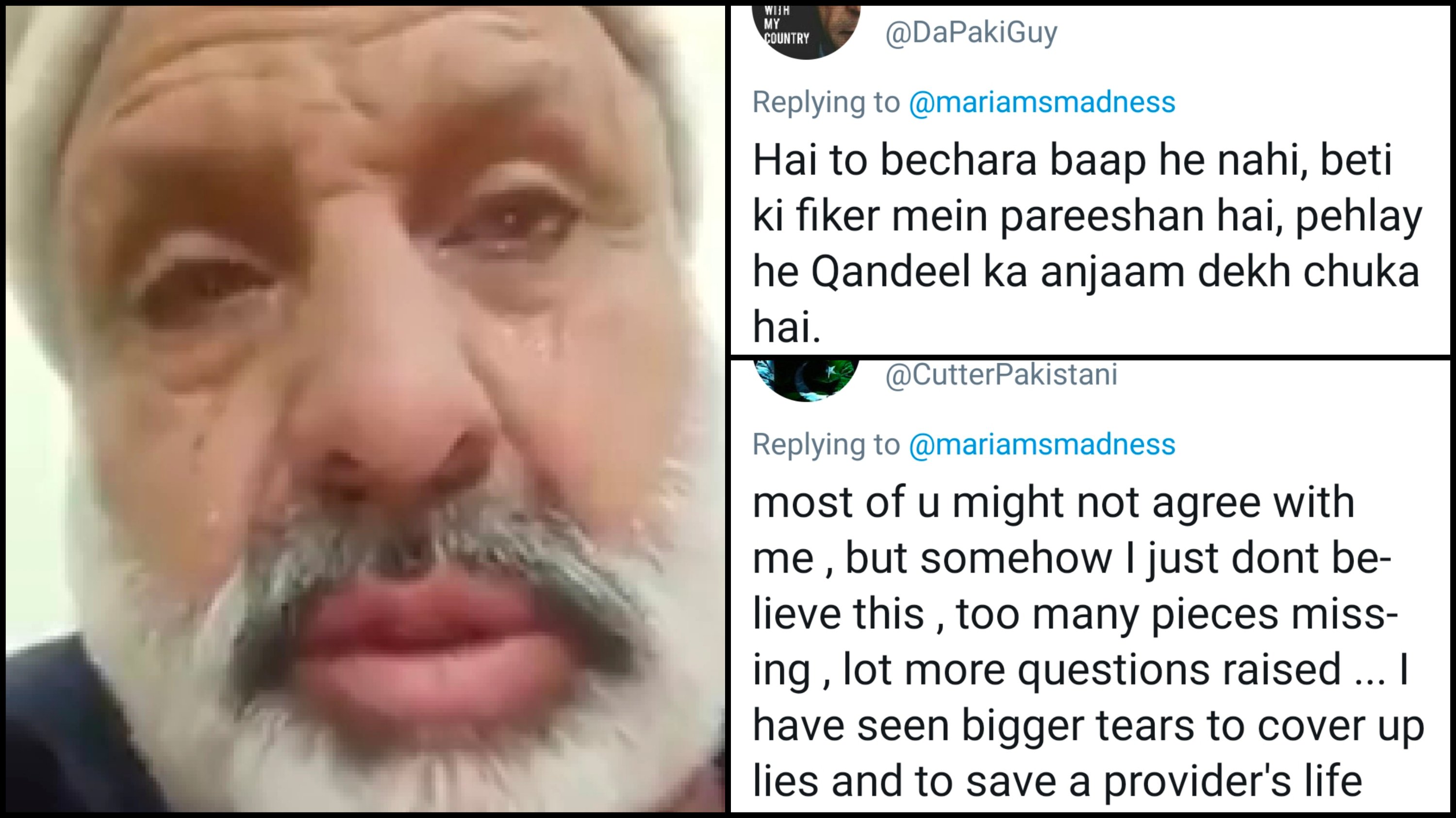 Hareem Shah's father released a video message in tears and the internet is  divided - Diva Magazine