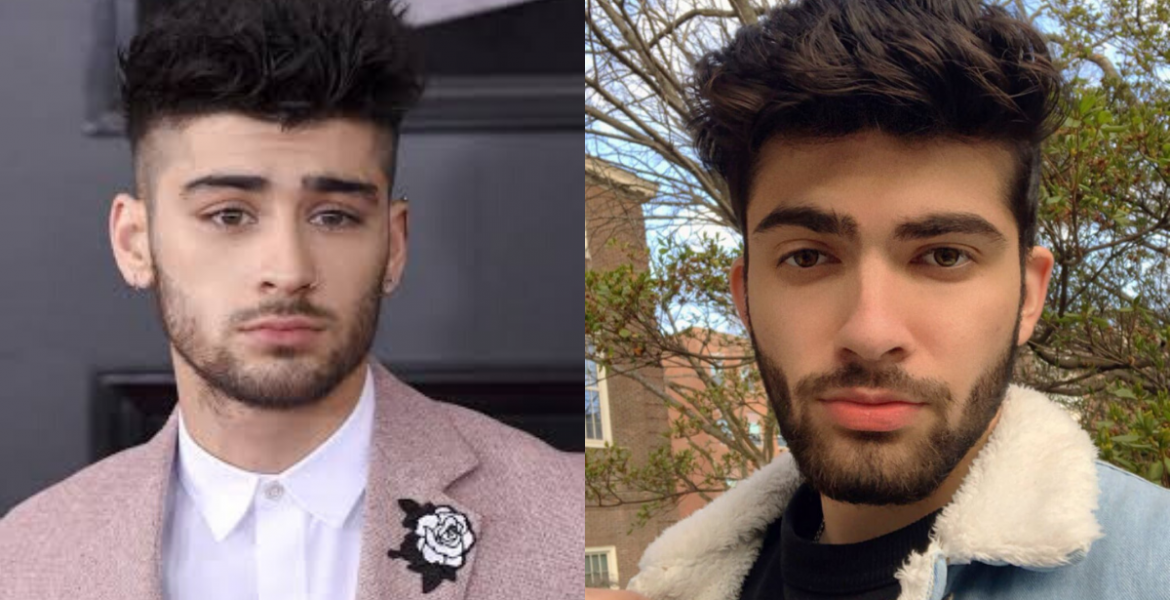 This guy went viral after posting his picture and people think he looks like  Zayn Malik