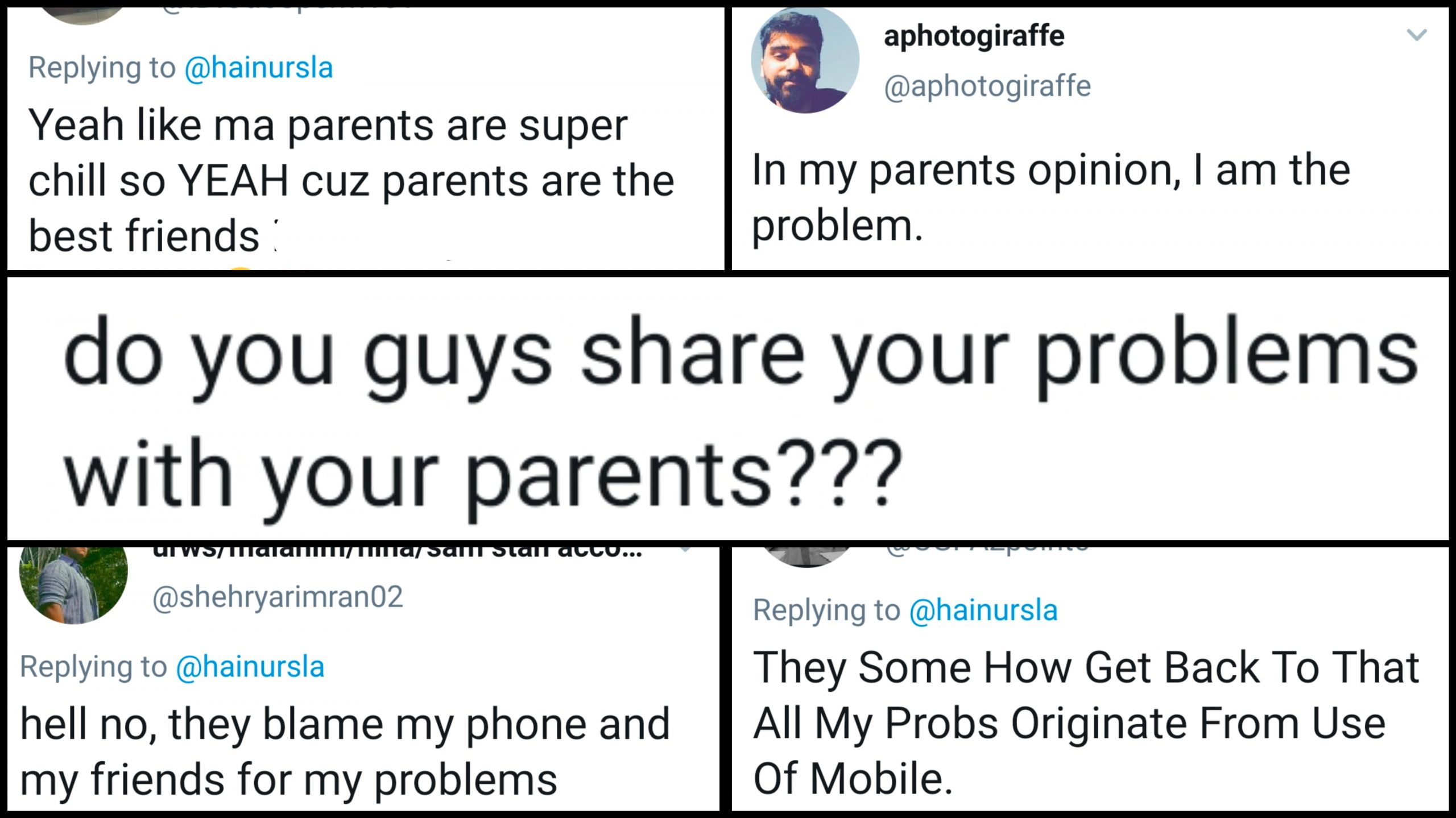 Sharing All Your Problems With Your Parents The Netizens Spill It All Diva Magazine
