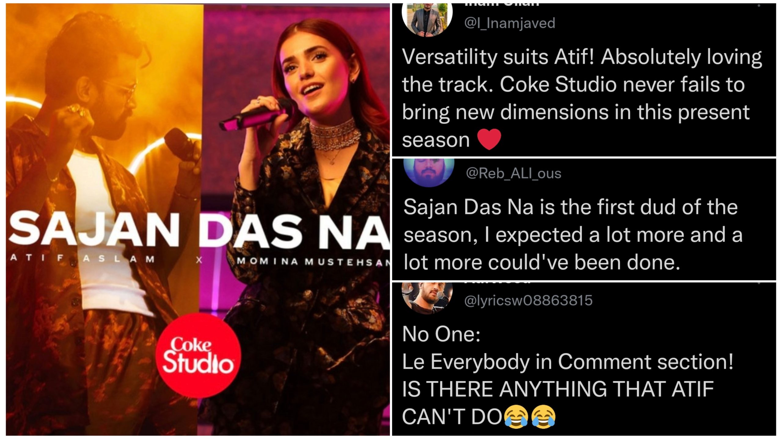 Atif Aslam & Momina Mustehsan's Sajan Das Na Gathers Mixed Reviews! - Diva  Magazine
